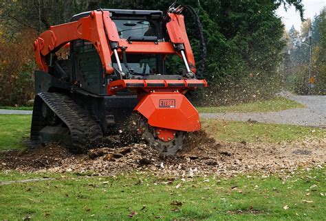 skid steer gravel grinder|skid steer mounted stump grinders.